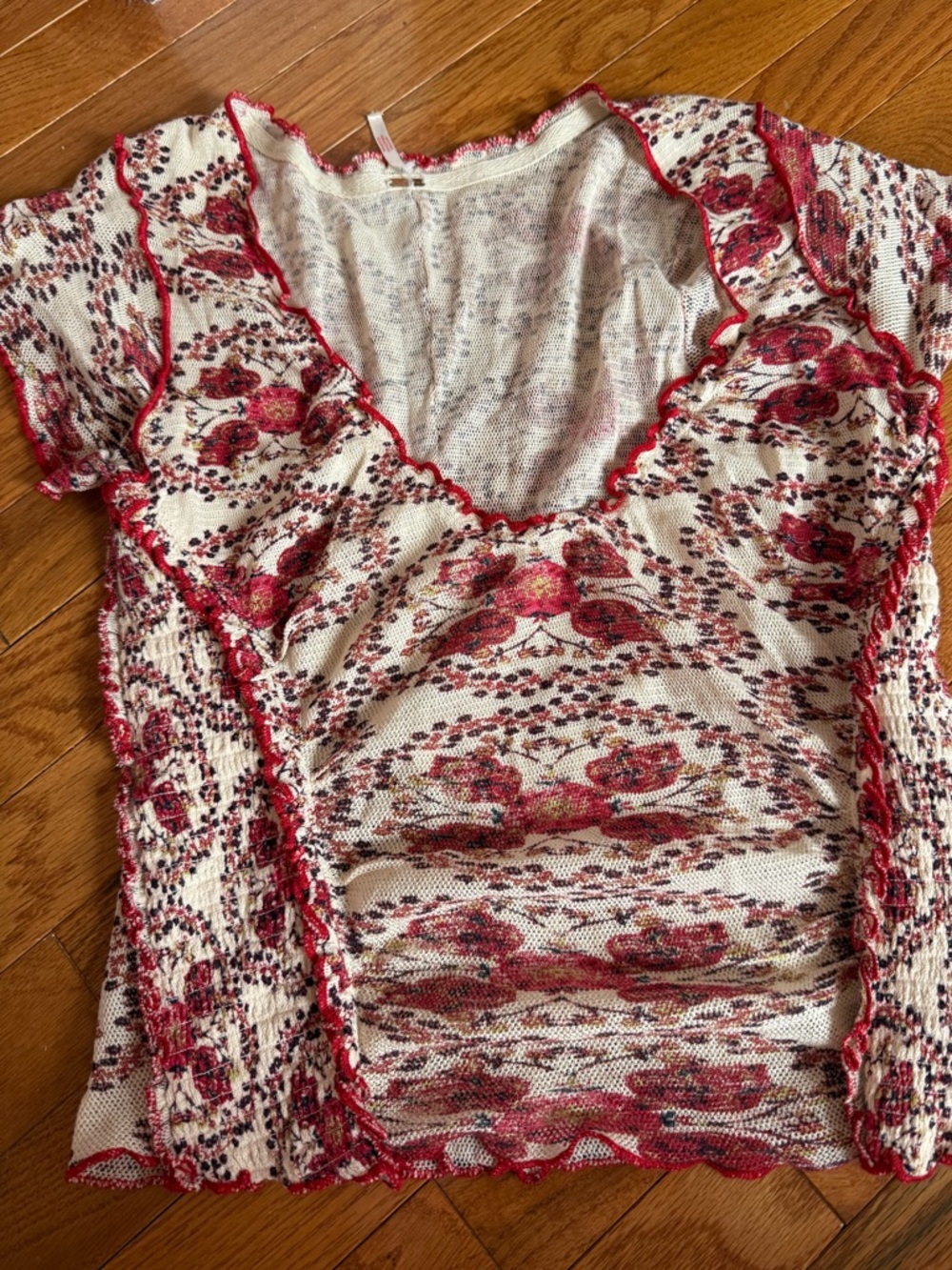 Free people top 
Size medium